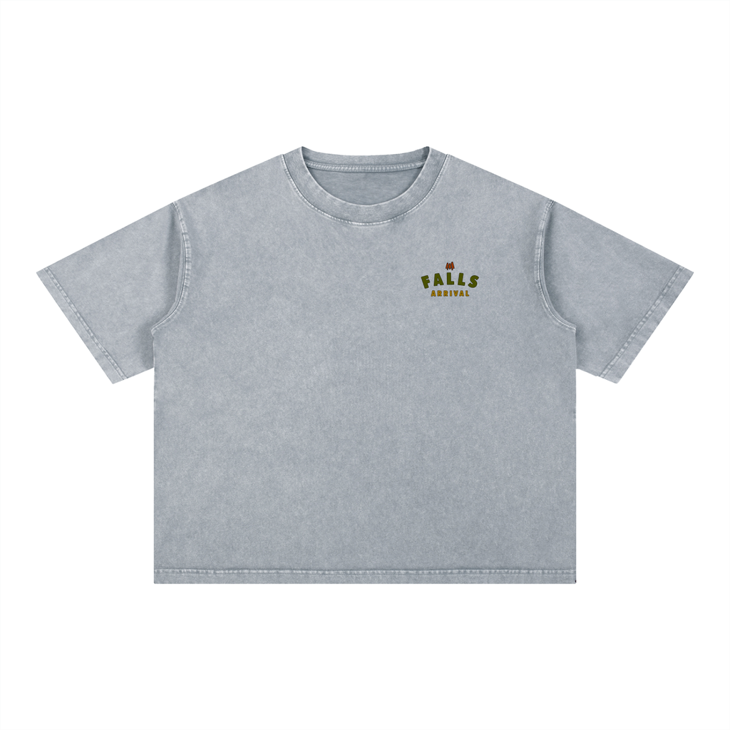"Retriever at Dusk" Short Sleeve Boxy Washed Tee