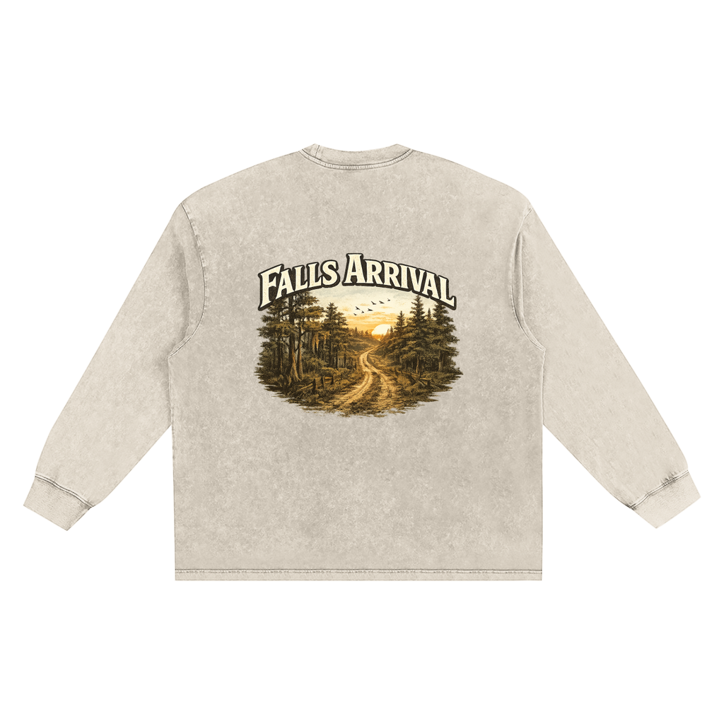 Golden Trail Long Sleeve Washed Tee