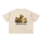 "Retriever at Dusk" Short Sleeve Boxy Washed Tee