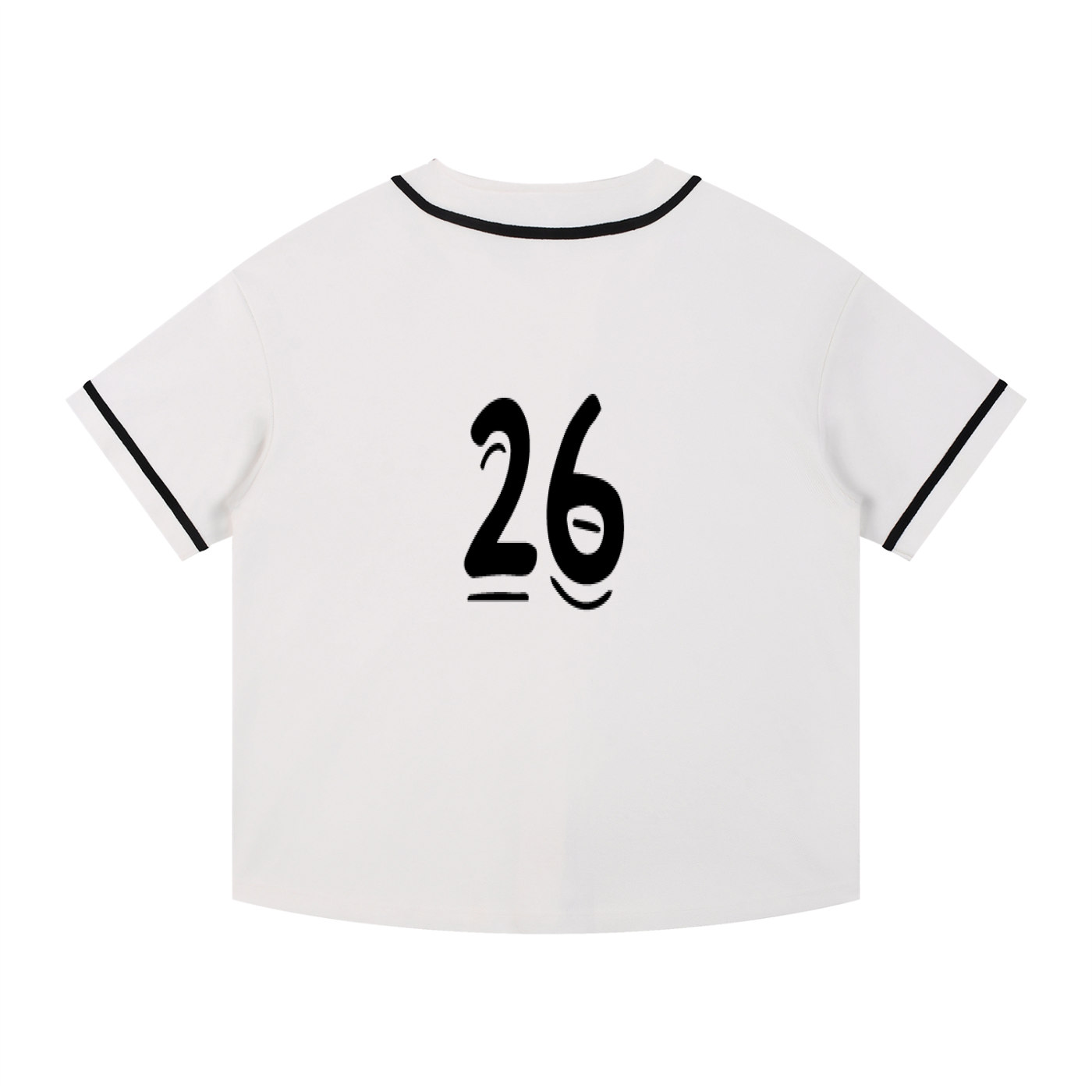 Falls Arrival Baseball Jersey – White/Black Edition
